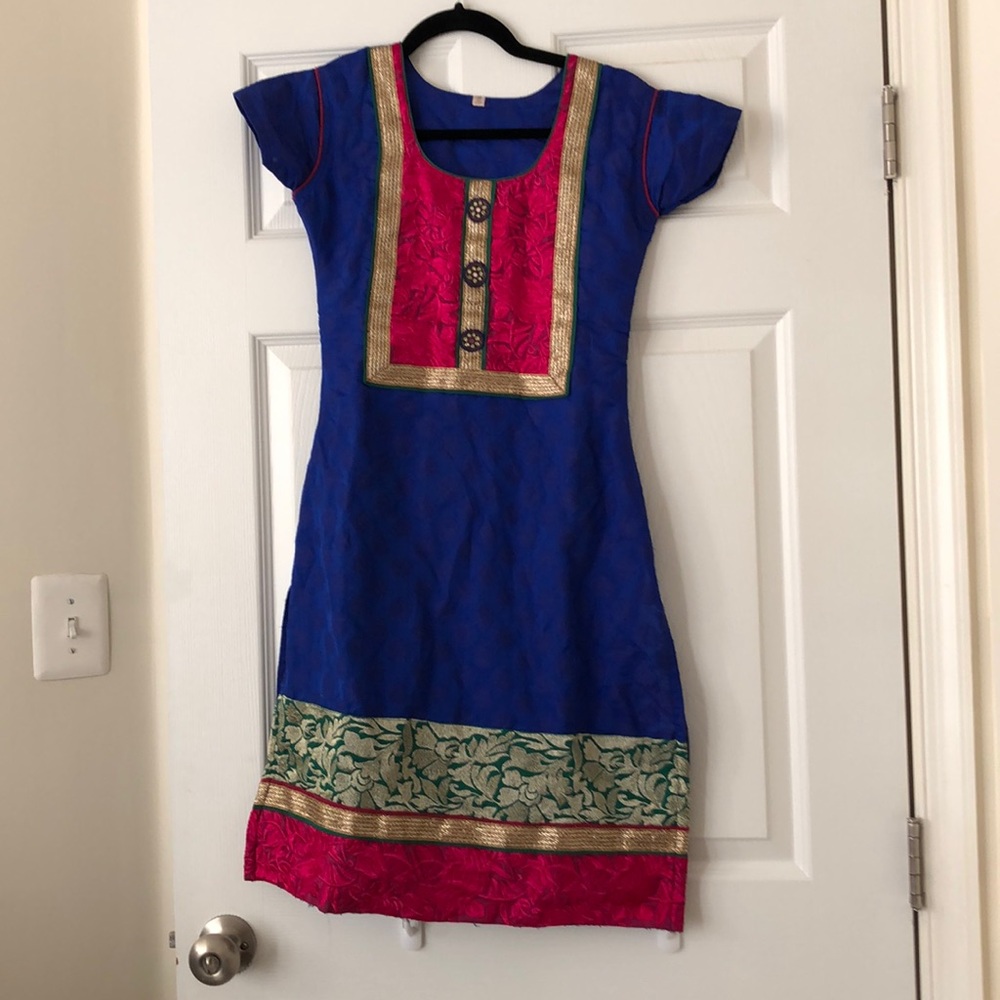 XS blue Indian kurta